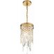Winfield 1 Light 7 inch Antique Gold Mini Chandelier Ceiling Light