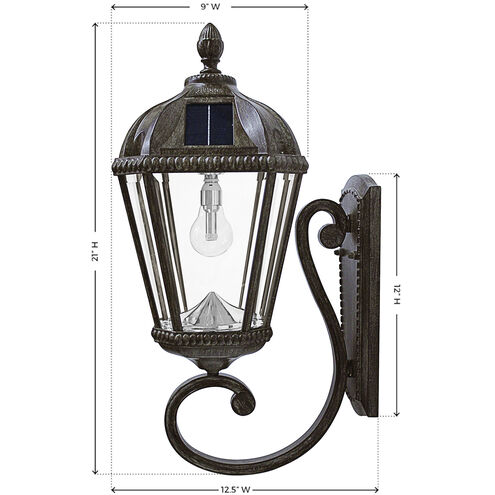 Royal LED 8.75 inch Weathered Bronze Wall Sconce Wall Light