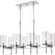 Oakland Linear Chandelier Ceiling Light, Large
