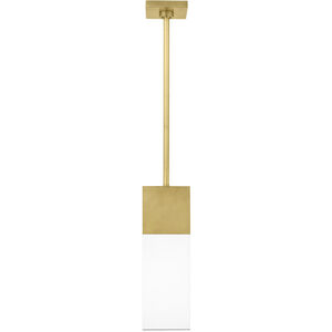 Kelly Wearstler Kulma LED 0.6 inch Natural Brass Outdoor Pendant, Integrated LED