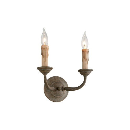 Codie 2 Light 11 inch Earthen Bronze Wall Sconce Wall Light