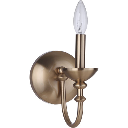 Marlowe 1 Light 5.13 inch Satin Brass Wall Sconce Wall Light