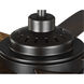 Albin 54 inch Architectural Bronze with Distressed Walnut Blades Ceiling Fan, Progress LED