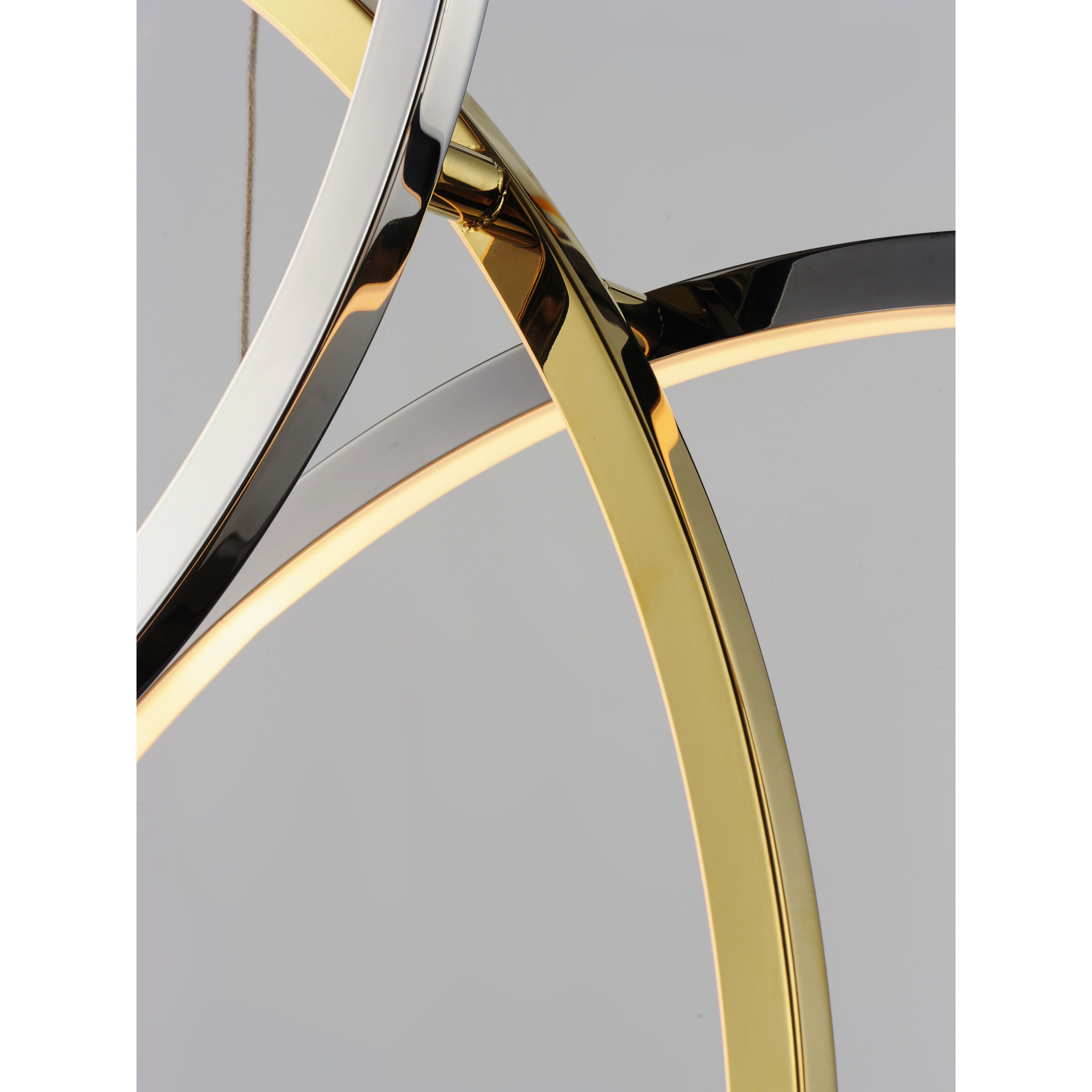 Union LED 4.75 inch Multi-Plated Multi-Light Pendant Ceiling Light