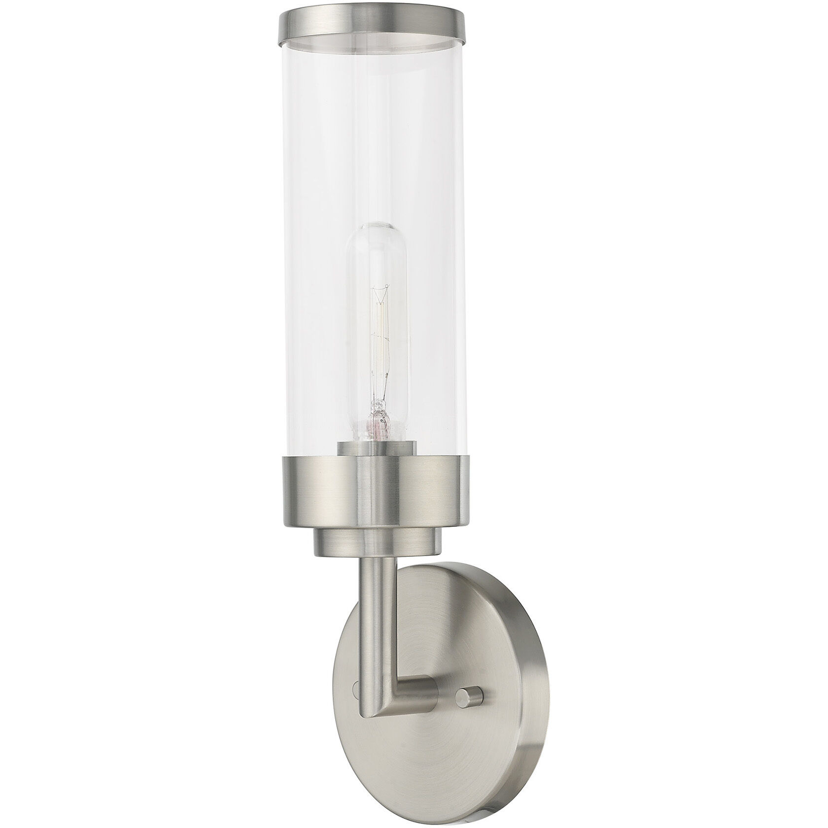 Hillcrest 1 Light 5 inch Brushed Nickel ADA ADA Wall Sconce Wall Light