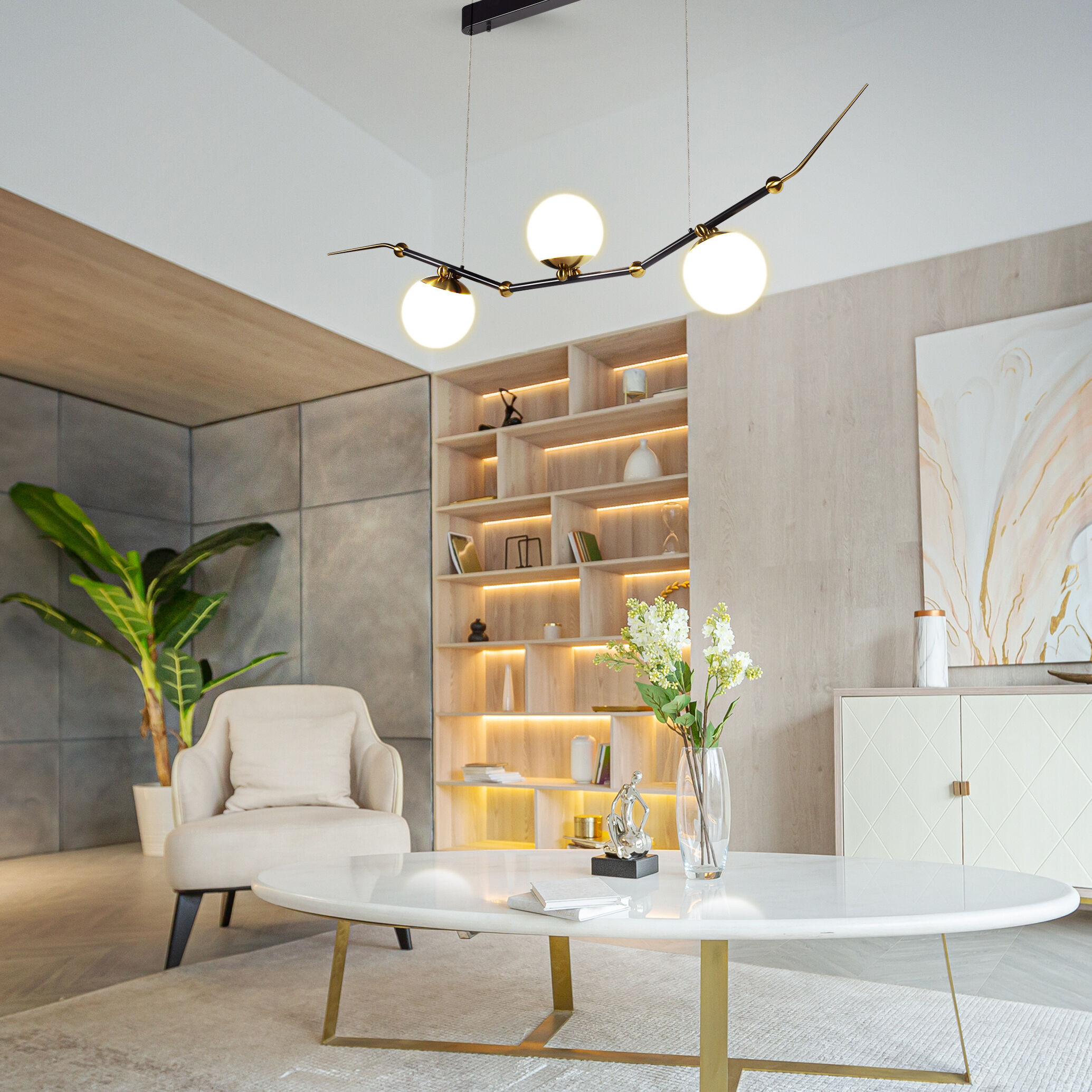 Artisan Collection/Chianti Series Linear Chandelier Ceiling Light