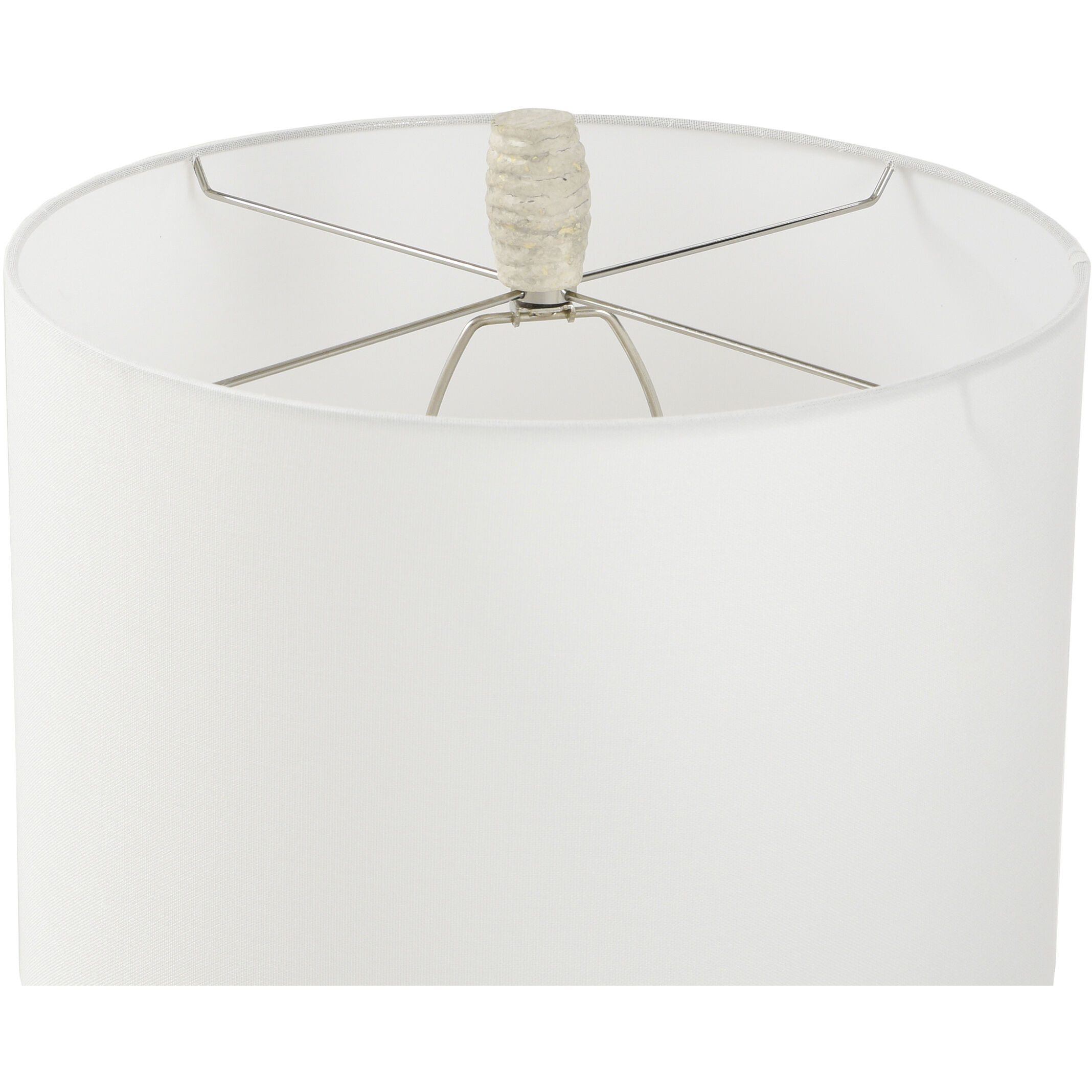 Ella 32 inch 150.00 watt Brie and Brushed Steel Table Lamp Portable Light