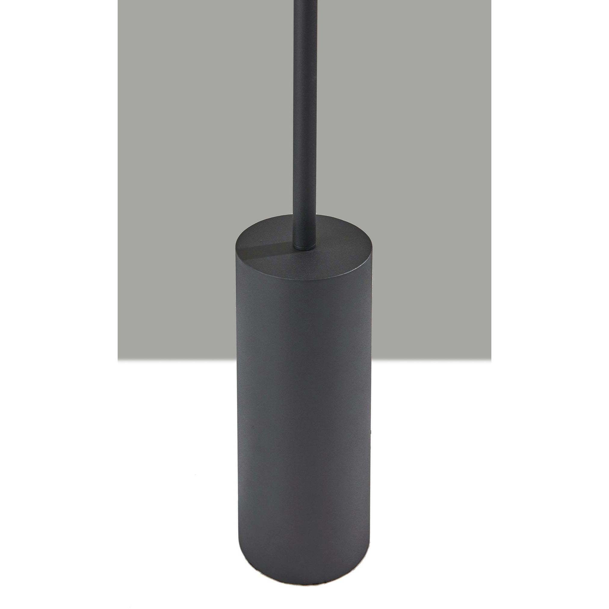 Grover 46 inch 10.00 watt Black LED Floor Lamp Portable Light