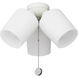 Windom LED Matte White Fan Light Kit