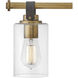 Halstead 4 Light 32 inch Heritage Brass Vanity Light Wall Light