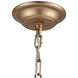Stanton 1 Light 10 inch Matte Gold Mini Pendant Ceiling Light