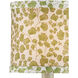 Maiden Fern Green and Ivory 5 inch Chandelier Shade