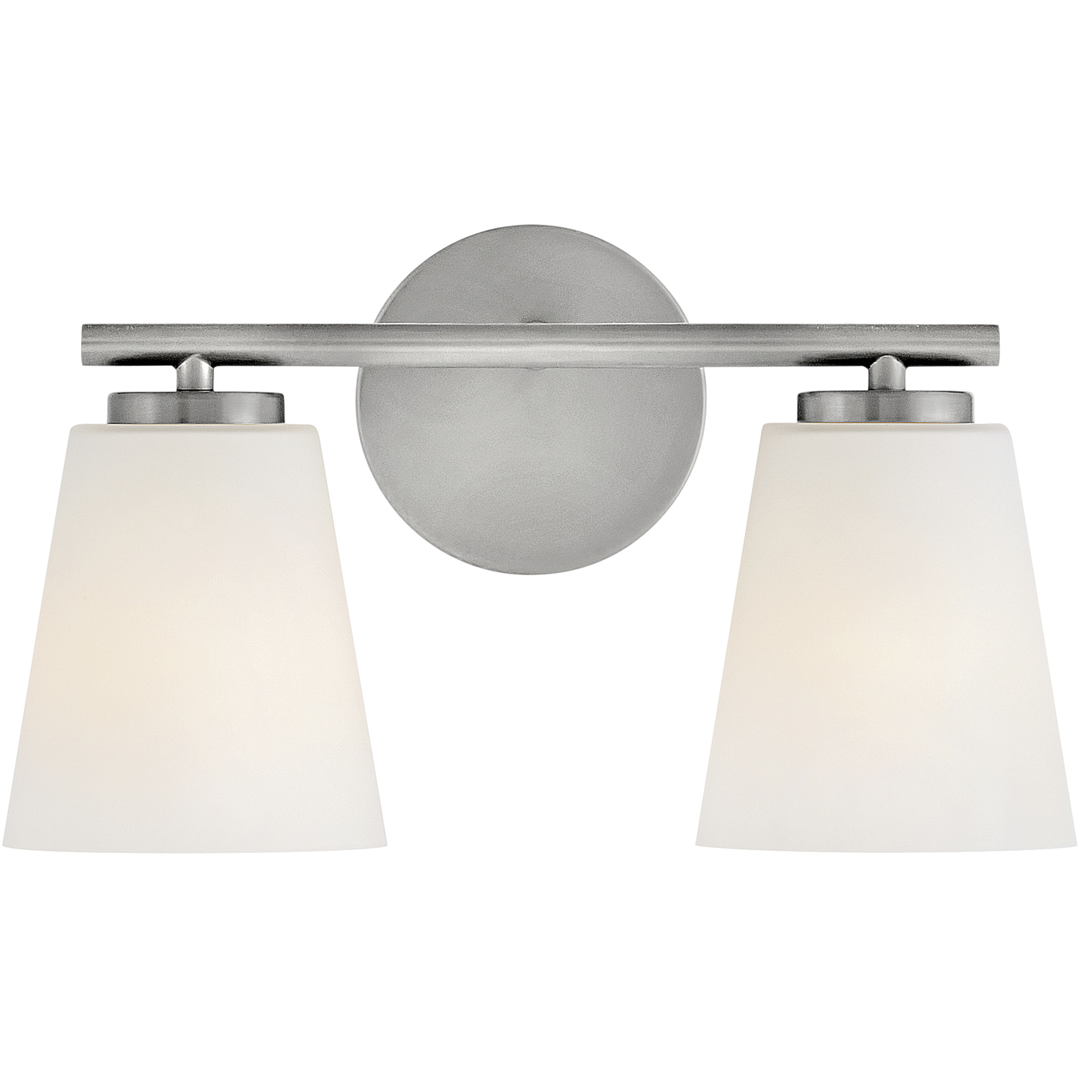 Bri 2 Light 15 inch Brushed Nickel Bath Light Wall Light