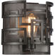 Litani 1 Light 9 inch Brown Wall Light