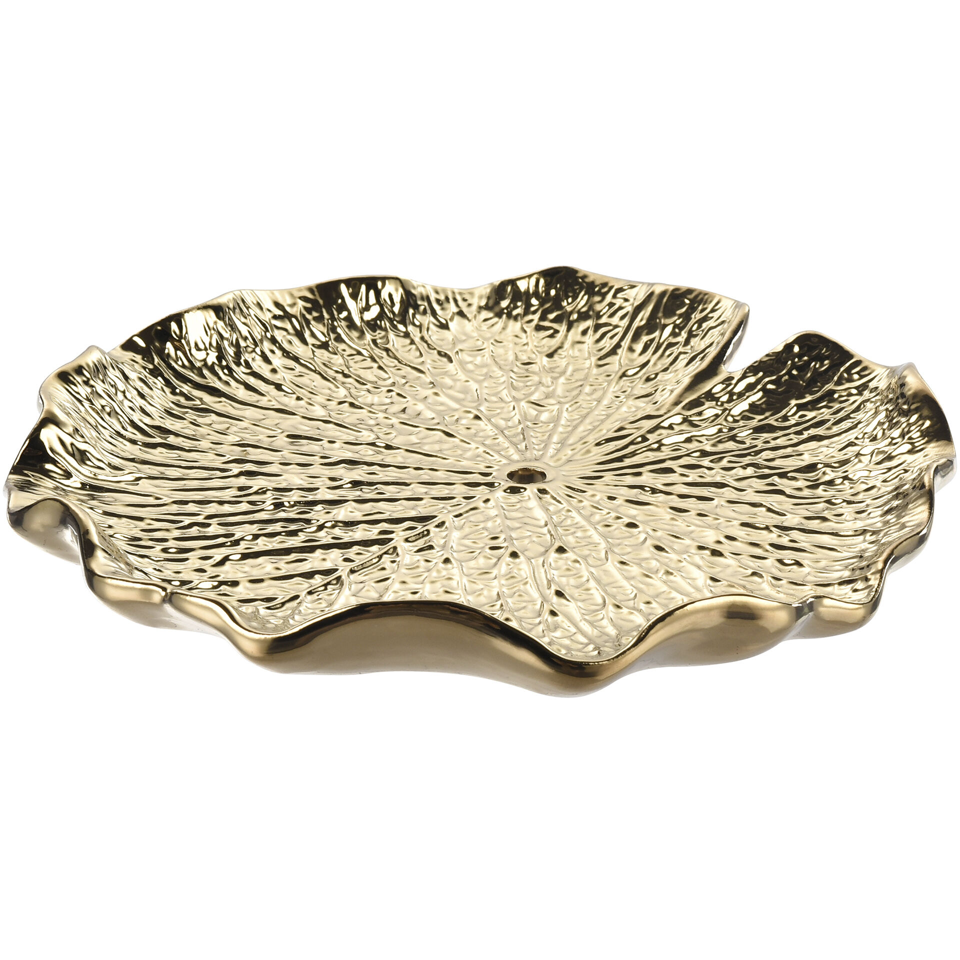 Lilypad Gold Dimensional Wall Art, Bowl