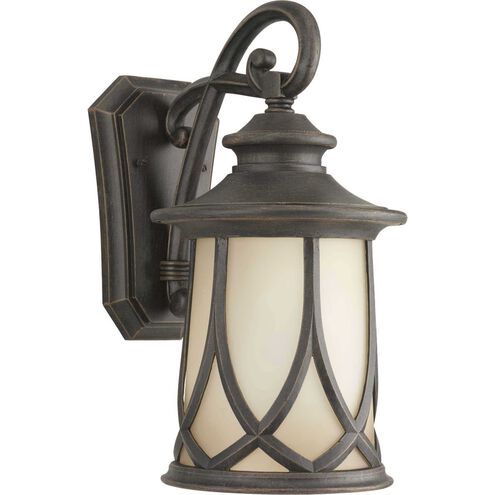 Resort 1 Light 16 inch Aged Copper Outdoor Wall Lantern, Medium