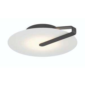 Nuvola LED 16.75 inch Black Flush Mount Ceiling Light