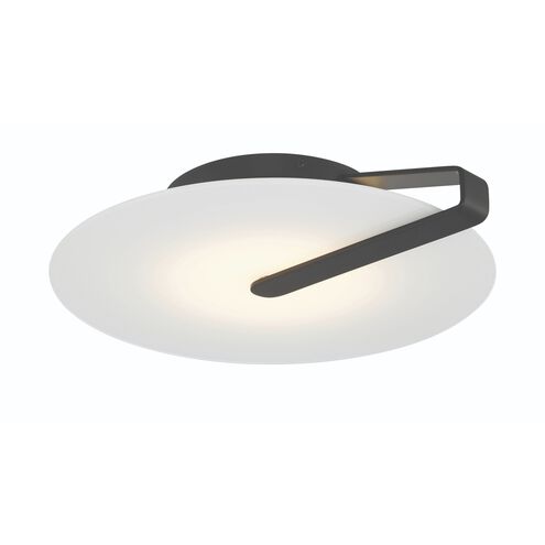 Nuvola LED 16.75 inch Black Flush Mount Ceiling Light