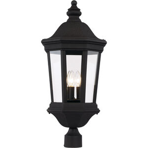 Westfield 3 Light 28 inch Black Outdoor Postmount Lantern