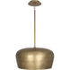 Rico Espinet Bumper 1 Light 18.38 inch Warm Brass Pendant Ceiling Light