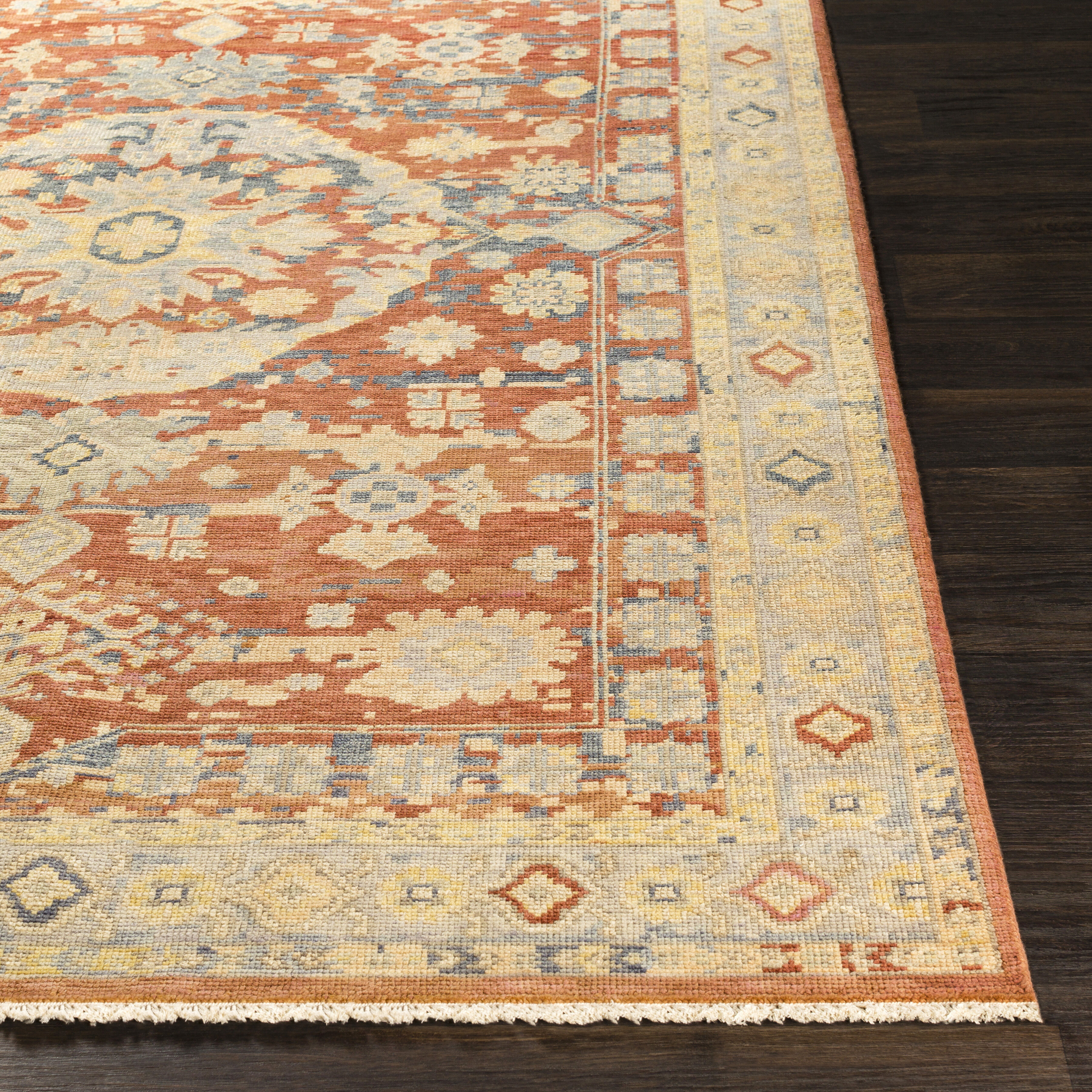 Nero 36 X 24 inch Brick Red Rug, Rectangle