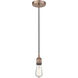 Edison LED 2.5 inch Antique Copper Mini Pendant Ceiling Light