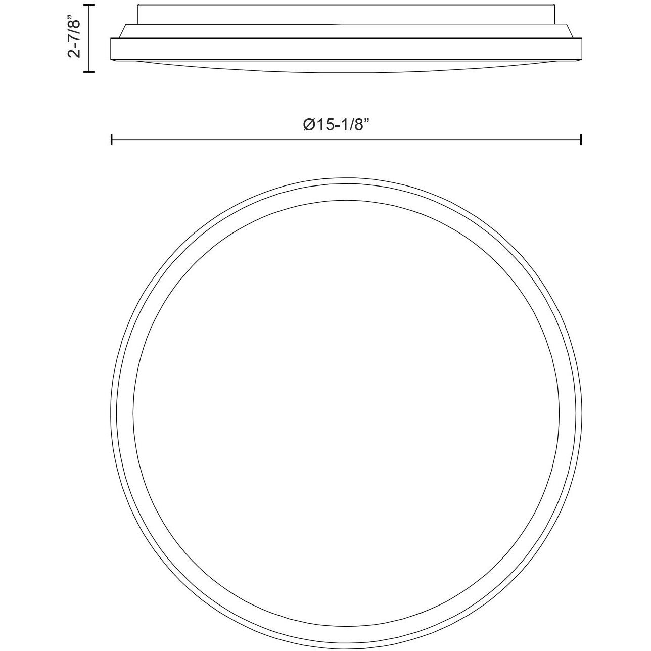 Brook LED 15.13 inch Chrome Flush Mount Ceiling Light