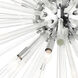 Utopia 16 Light 50 inch Polished Chrome Foyer Pendant Chandelier Ceiling Light