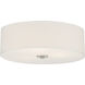 Mid Town LED 18 inch Brushed Steel Flush Mount Ceiling Light