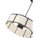 Marlbeck 4 Light 26 inch Matte Black Indoor Pendant Ceiling Light