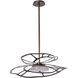 Muse LED 23.1 inch Dark Smoke Pendant Ceiling Light