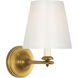 Marie Flanigan Tess LED 6 inch Soft Brass Single Sconce Wall Light