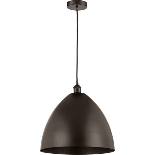 Edison Dome 1 Light 16 inch Oil Rubbed Bronze Mini Pendant Ceiling Light