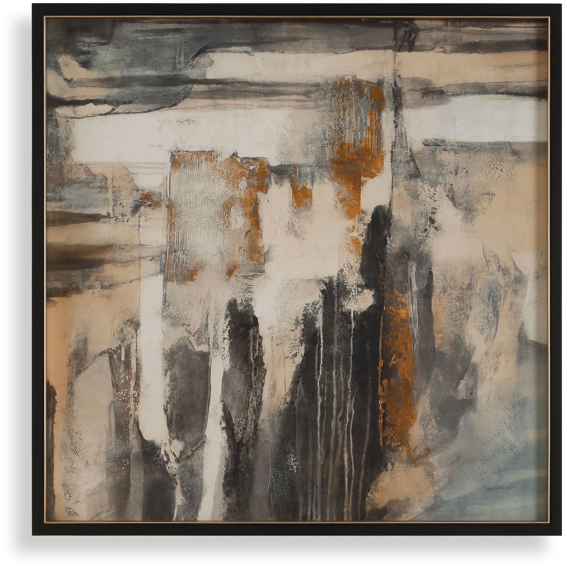 Landslide 41.75 X 41.75 inch Framed Abstract Print