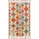 Tallo 156 X 108 inch Pink and Red Area Rug, Wool and Cotton