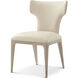 Repose Grey Oak Dining Side Chair, Wooden, Upholstered
