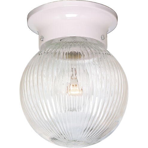 Brentwood 1 Light 6 inch White Semi Flush Mount Ceiling Light