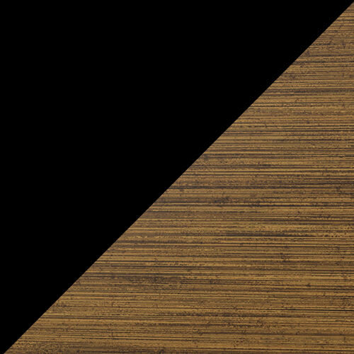 Kodiak LED 8 inch Black and Burnished Teak Wall Light