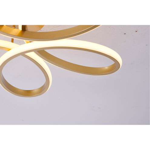 Canada LED 22 inch Brass LED Flush Mount Ceiling Light