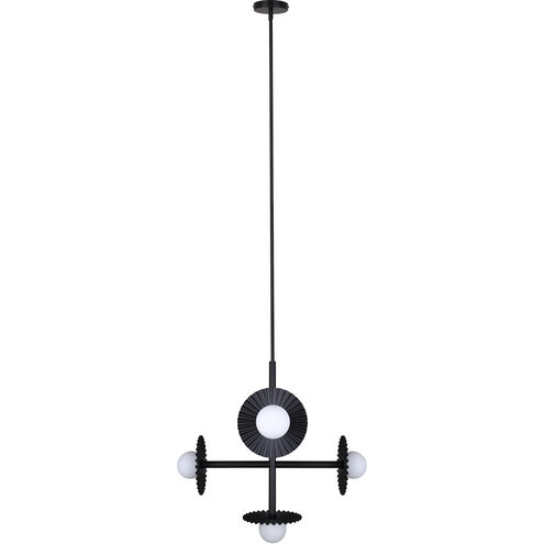 Payton 5 Light 27.5 inch Black Chandelier Ceiling Light