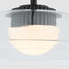 Eros 22 inch Black Pendant Ceiling Light