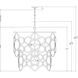 Mauresque 6 Light 32.25 inch Bronze Gold and Contemporary Gold Leaf Chandelier Ceiling Light