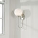 Ansley 1 Light 6.5 inch Brushed Nickel Sconce Wall Light
