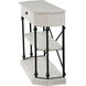 Signature 32 X 14 inch Antique White and Black Console