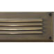 Hardy Island Louvered 12v 1.50 watt Matte Bronze Landscape Brick Light