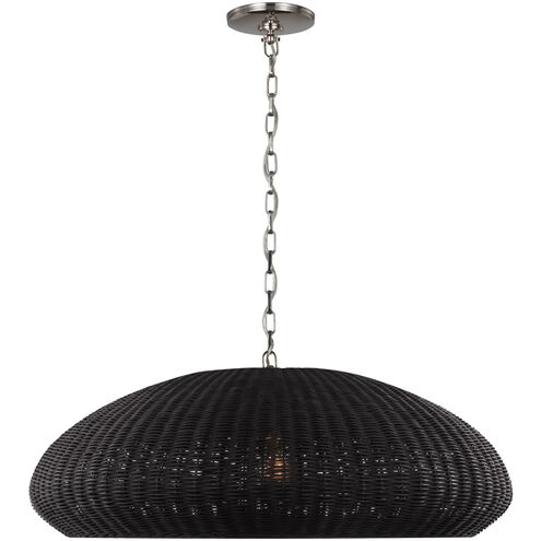Chapman & Myers Kokomo LED 32 inch Polished Nickel Wide Pendant Ceiling Light