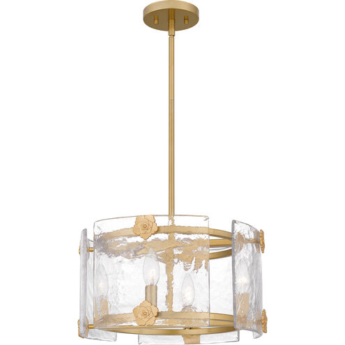Jolie 4 Light 15.75 inch Light Gold Pendant Ceiling Light, Large