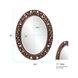 Suzanne 38 X 28 inch Antique Copper Wall Mirror