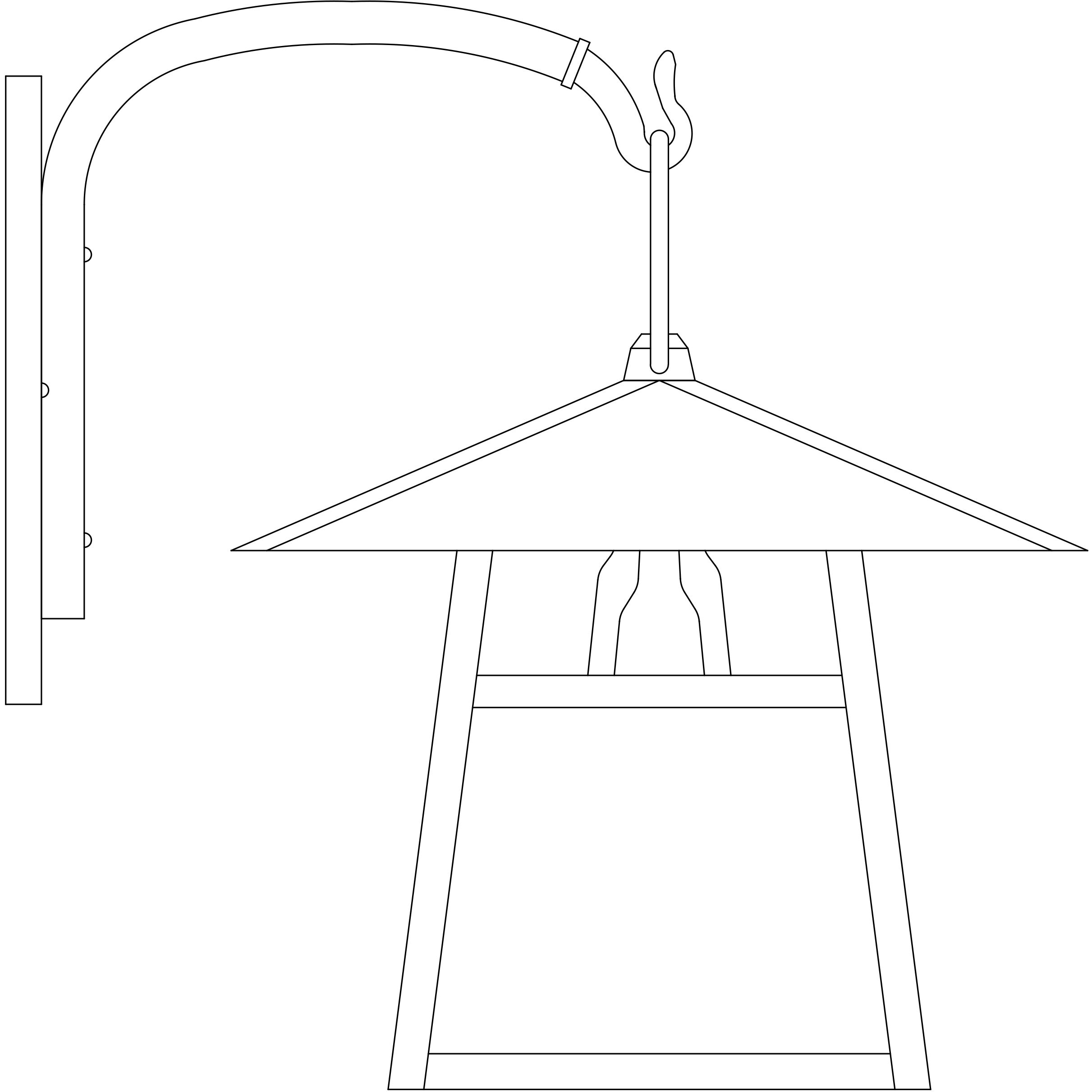 Carmel Outdoor Wall Mount in Pewter, Amber Mica, Dart Overlay