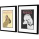 Animals Collection Modern Flat Black Framed Art